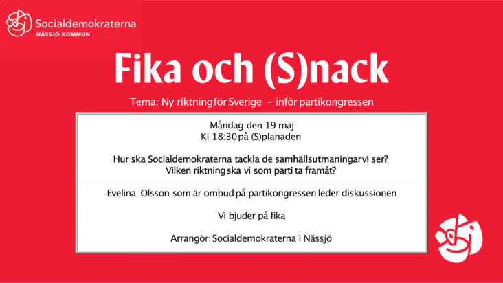 Fika och snack - Kongress