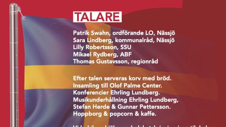 Välkommen att fira 1:maj med oss!